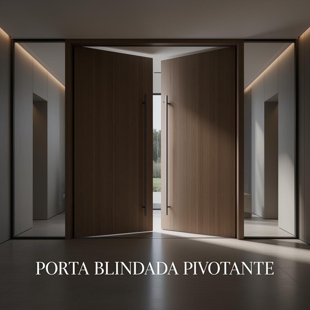 Porta Blindada Pivotante - modelo de porta blindada Engeblind